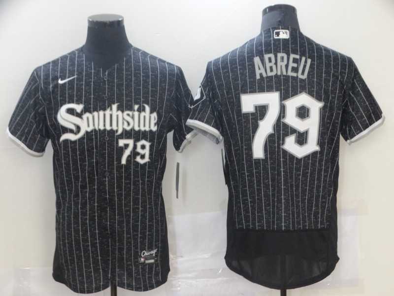 White Sox 79 Jose Abreu Black 2021 City Connect Flexbase Jersey,We sell and wholesale White Sox 79 Jose Abreu Black 2021 City Connect Flexbase Jersey on line form chian!